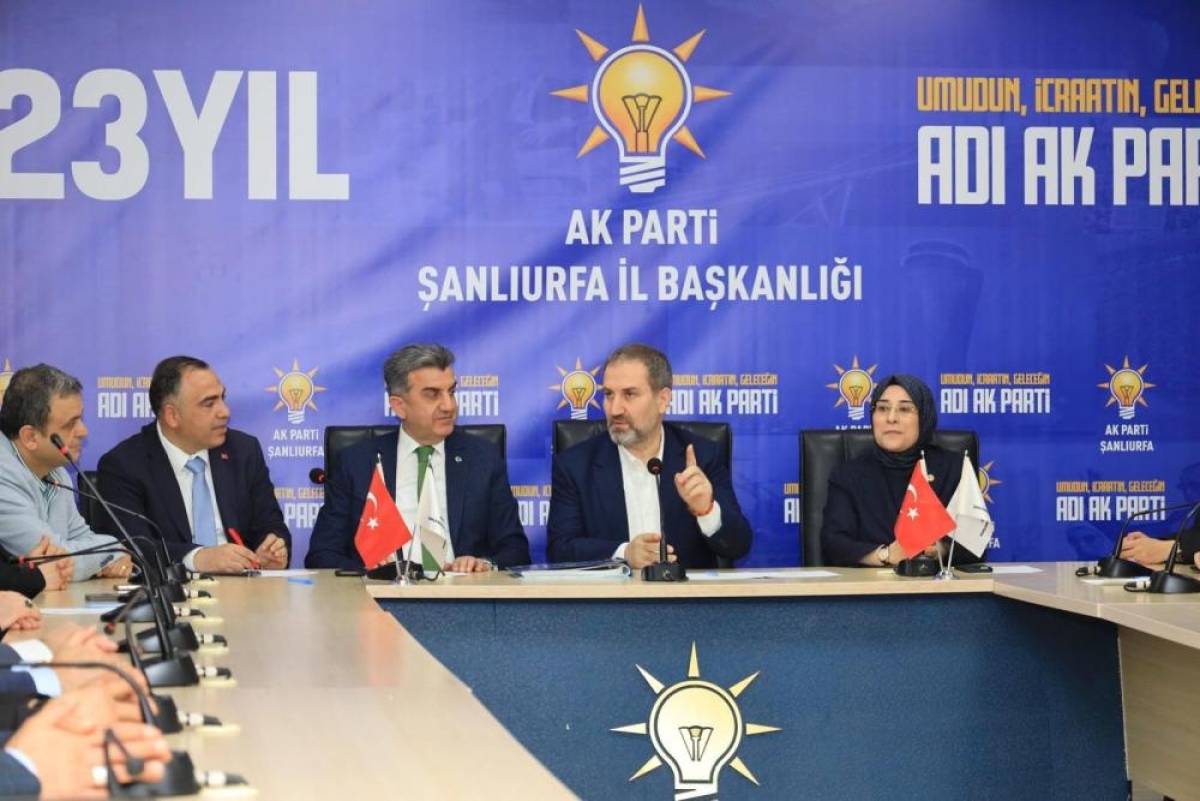 AK Parti'li Şen, Şanlıurfa'da ziyaretlerde bulundu