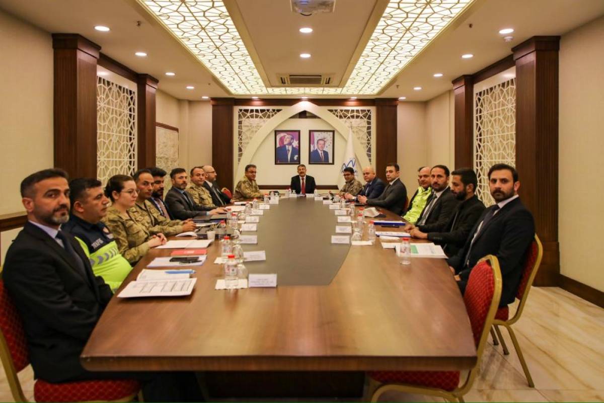 Hakkari'de haftalık asayiş toplantısı yapıldı