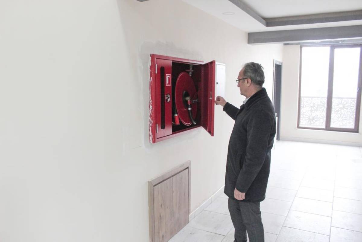 Ağın Belediyeevinde yangın önlemleri