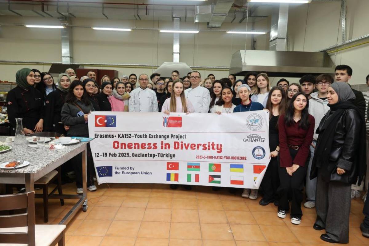 Erasmus öğrencileri GİBTÜ'de Türk mutfağını keşfetti