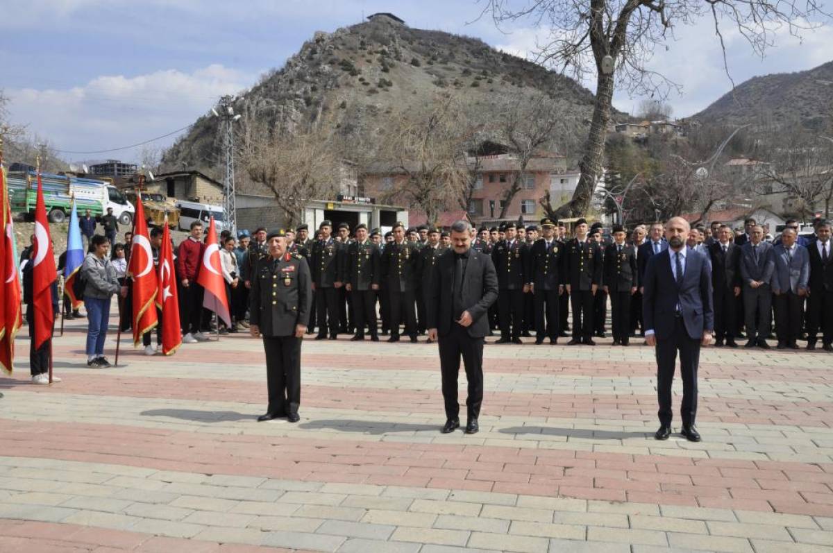 Çukurca'da Çanakkale Deniz Zaferi'nin 110. yıl dönümü kutlandı