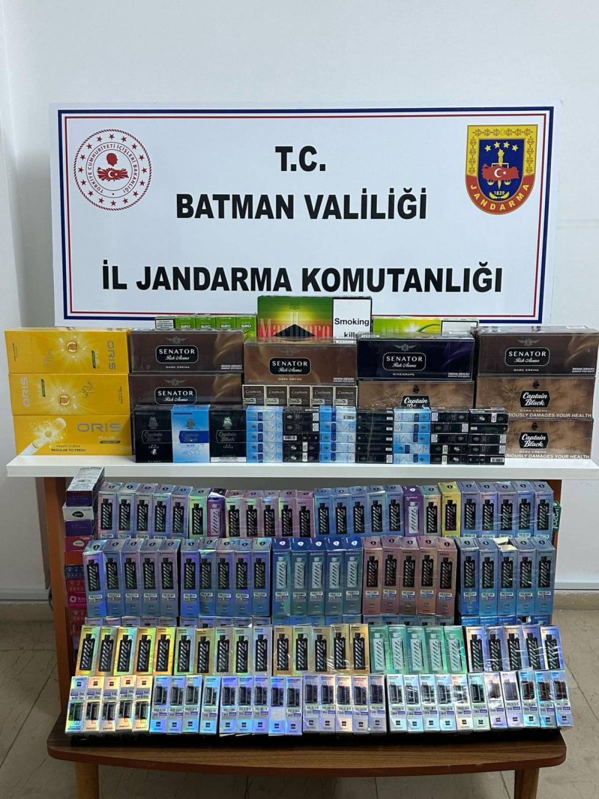 Batman'da gümrük kaçağı sigara ele geçirildi