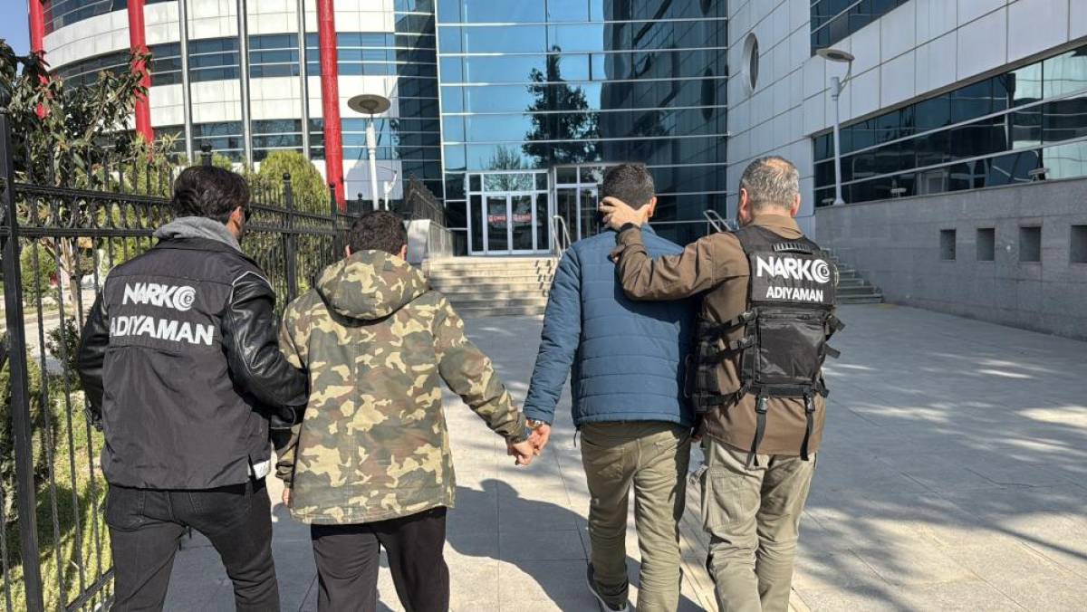 Adıyaman'da uyuşturucu operasyonunda 2 şüpheli yakalandı