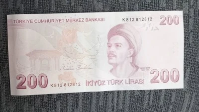 200 TL'nin seri numarası i&ccedil;in serveti geri &ccedil;evirdi