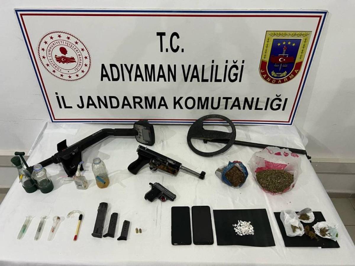 Adıyaman'da uyuşturucu operasyonunda 14 şüpheli yakalandı