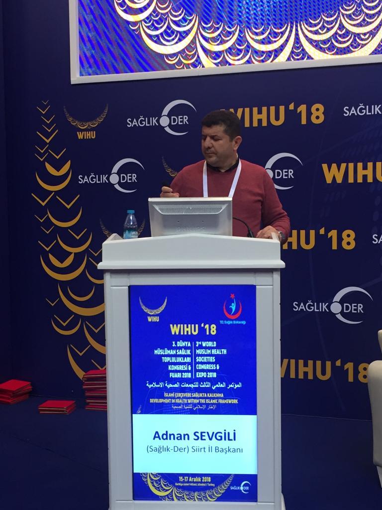 Sevgili, WIHU&rsquo;20  kongresine katılıyor