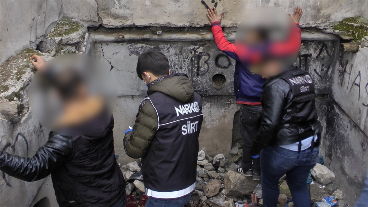 Siirt'te son bir yılda uyuşturucu operasyonlarında 414 kişi yakalandı