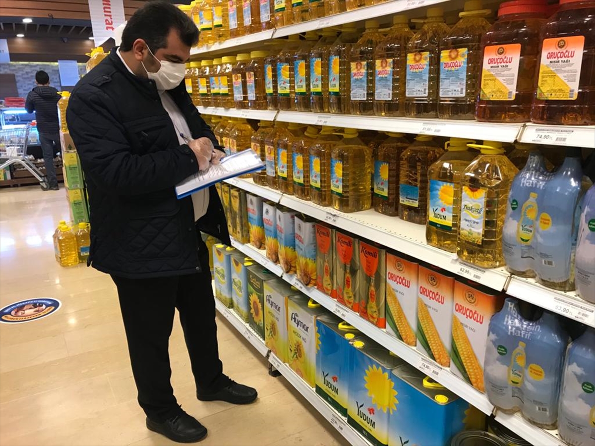 Siirt'te marketlerde fiyat  denetimi yapıldı