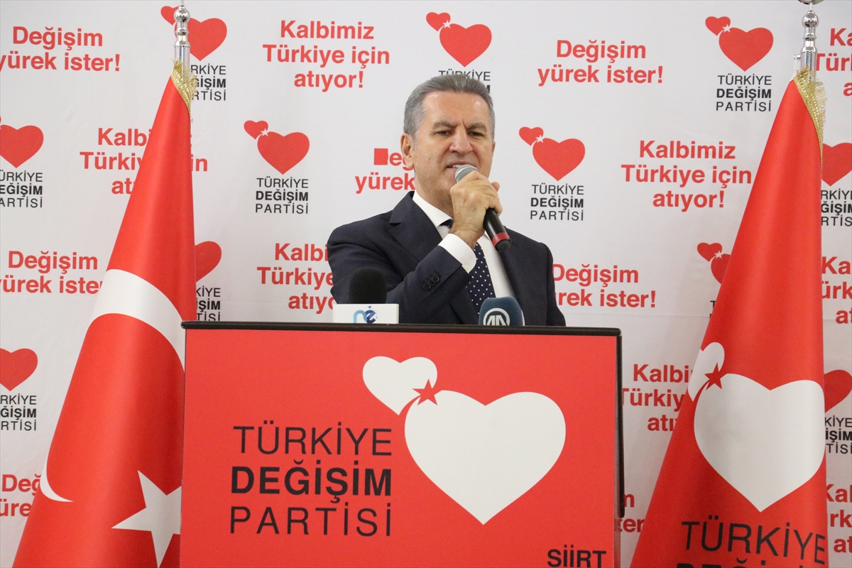 TDP Genel Başkanı Sarıg&uuml;l, Siirt'te konuştu