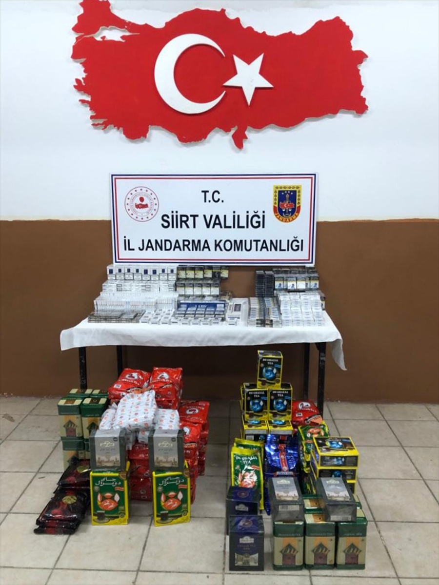 Siirt'te ka&ccedil;ak&ccedil;ılık operasyonlarında 18 kişi yakalandı