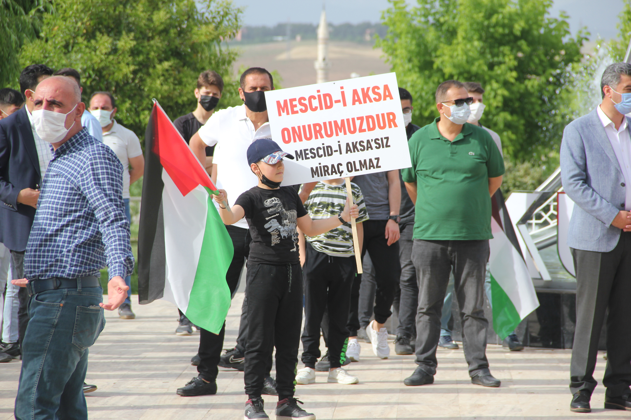 Ter&ouml;rist İsrail, Kurtalan&rsquo;da protesto edildi