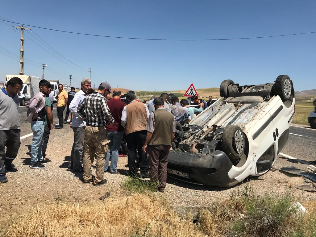 Trafik kazası: 1 yaralı