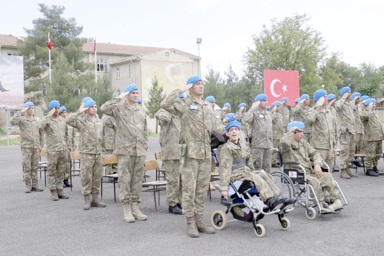 Engellilerin, Bir G&uuml;nl&uuml;k Temsili Askerlik Heyecanı