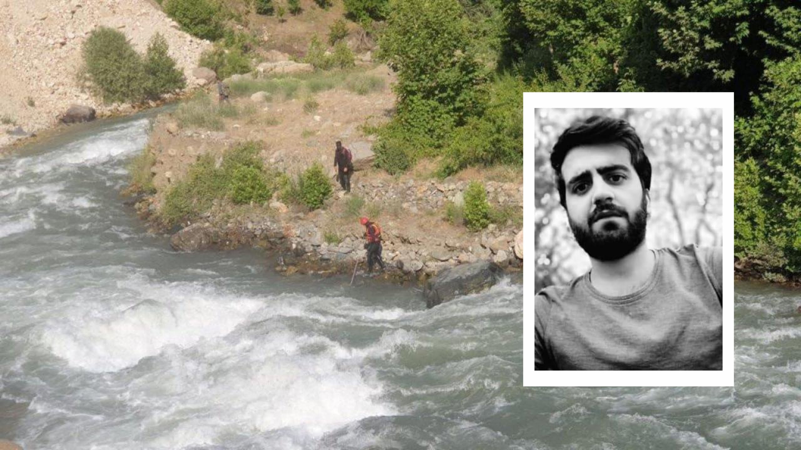 Akıntıya kapılan sağlık&ccedil;ıyı arama &ccedil;alışmaları s&uuml;r&uuml;yor
