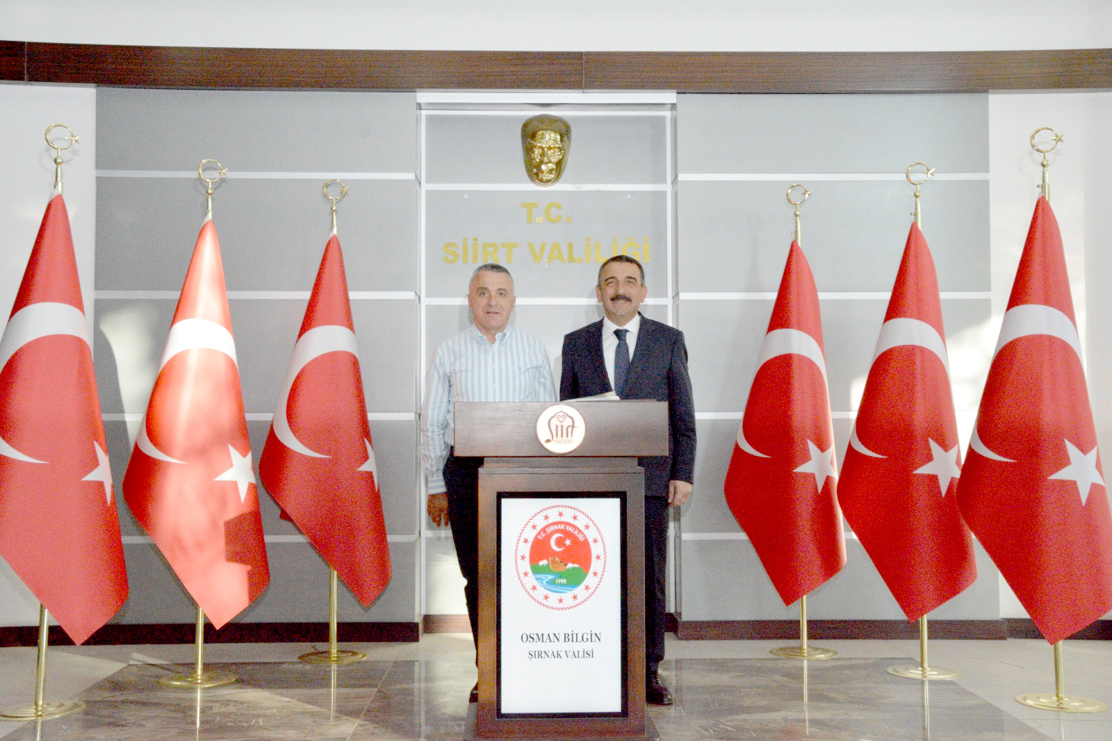 Bilgin, Hacıbektaşoğlu&rsquo;na  nezaket ziyaretinde bulundu