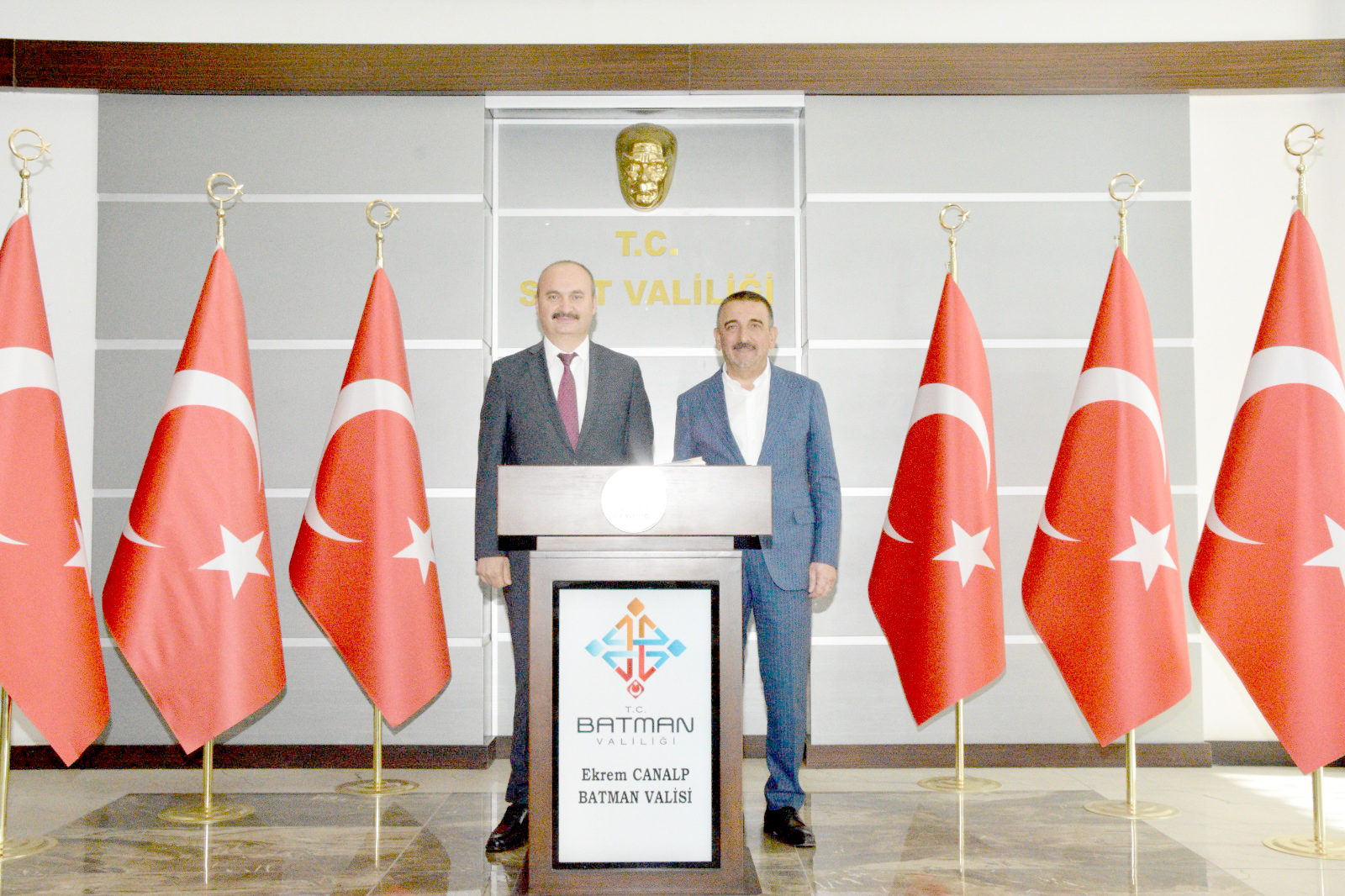 Canalp, Hacıbektaşoğlu&rsquo;na nezaket ziyaretinde bulundu