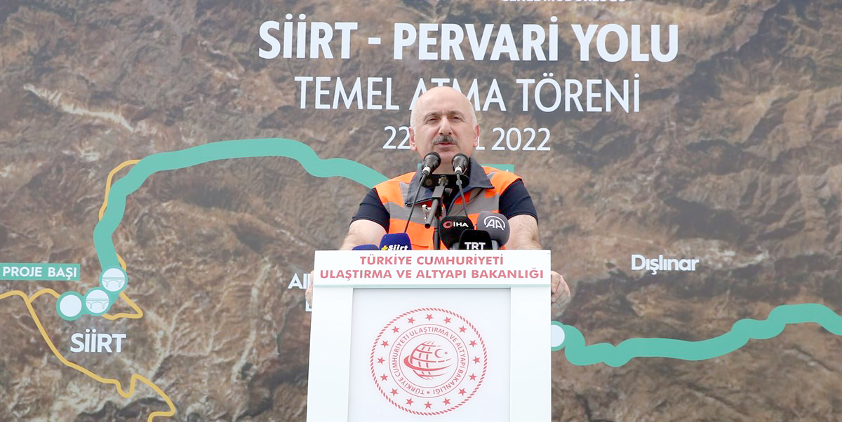 Siirt-Pervari Yolu&rsquo;nun temeli atıldı