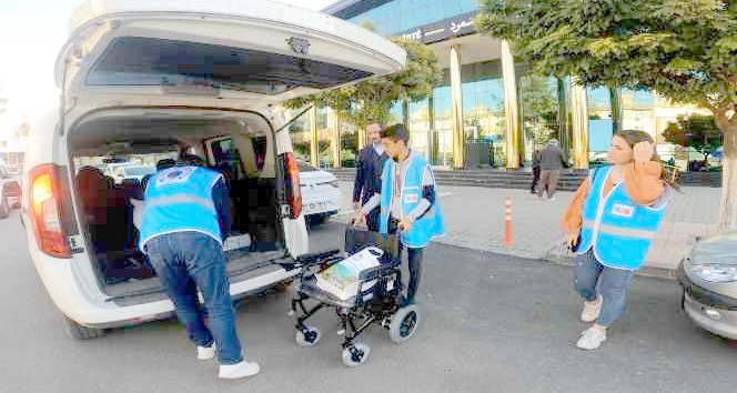 85 yaşındaki bedensel engelliye ak&uuml;l&uuml; ara&ccedil; temin edildi