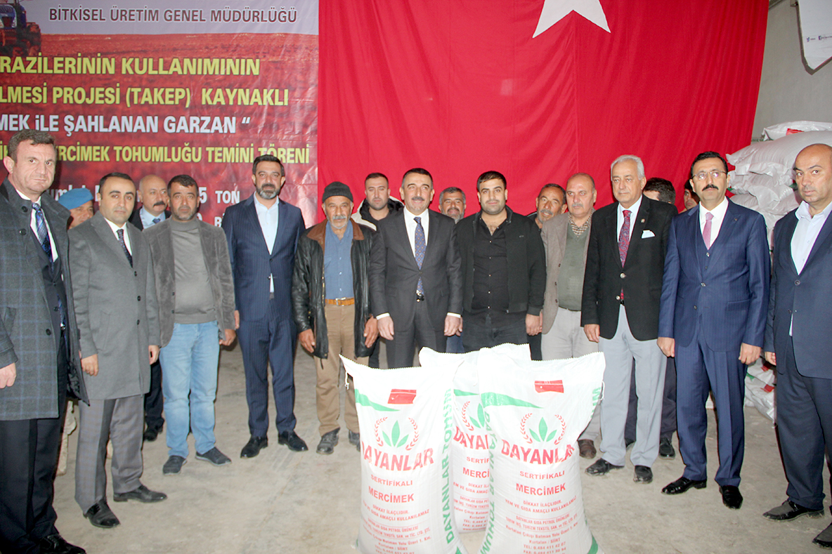 &Ccedil;ift&ccedil;ilere tohum desteği