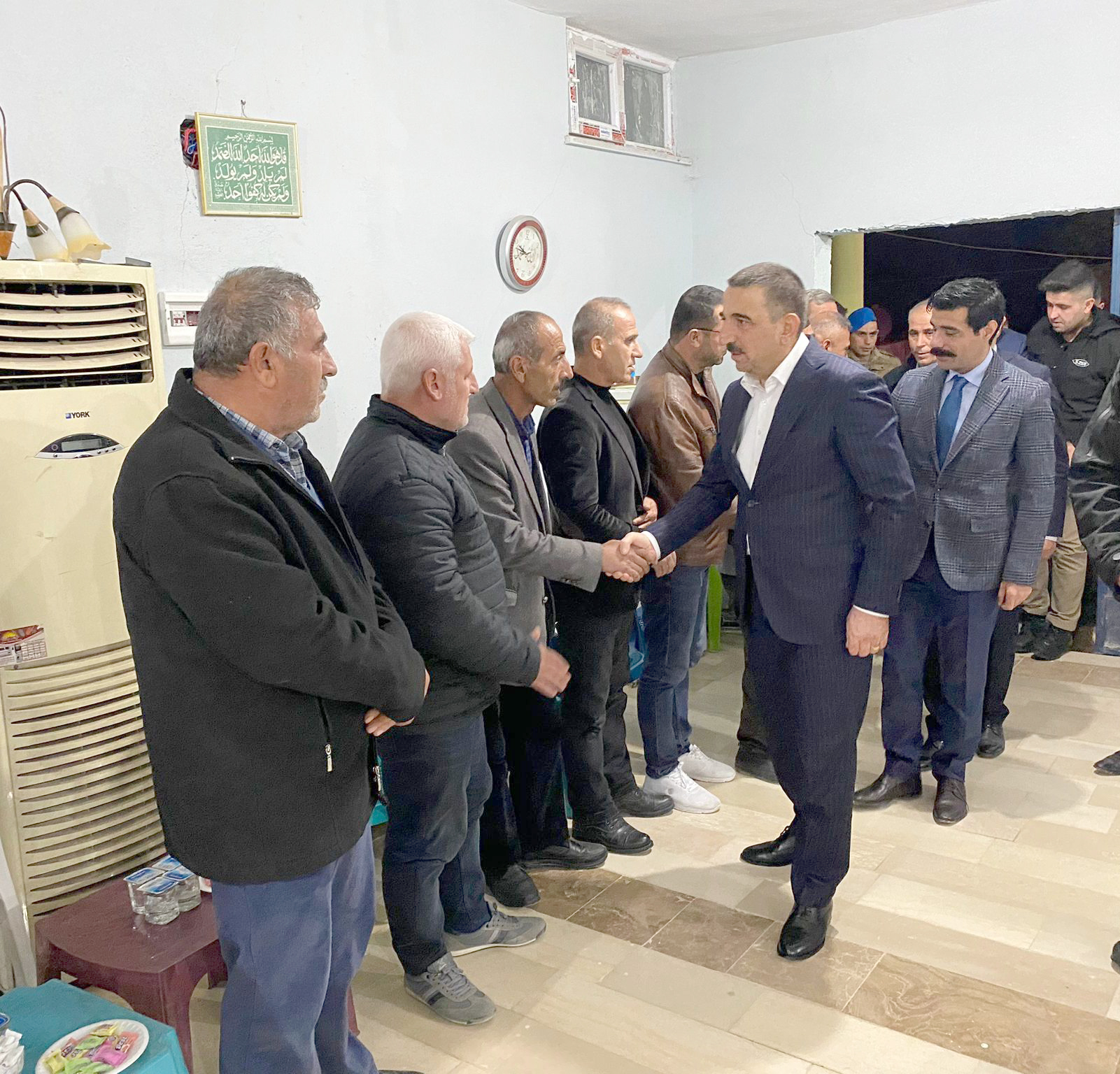 Vali Hacıbektaşoğlu, Taziye Ziyaretlerinde Bulundu