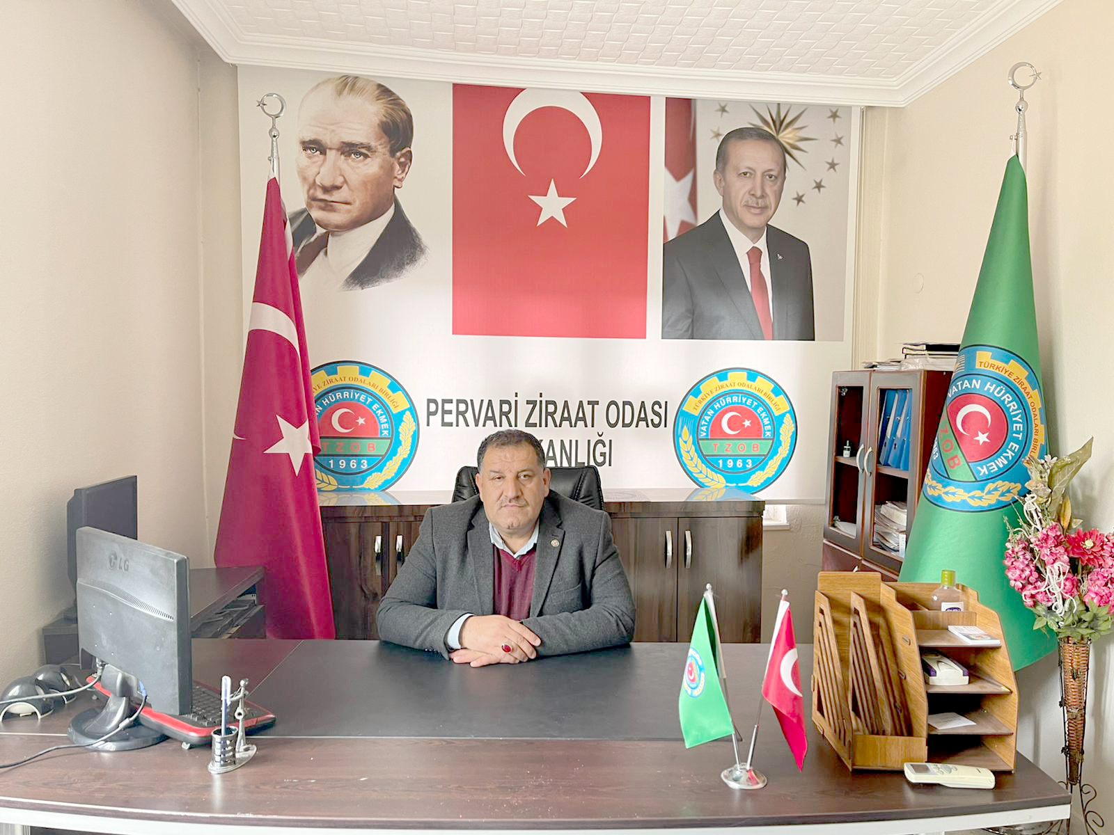 Pervari Ziraat Odası Başkanı Diken, G&uuml;ven Tazeledi