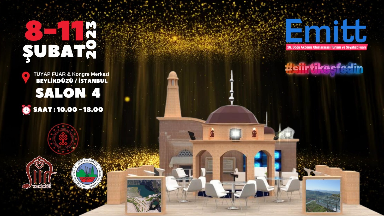 Siirt, Uluslararası Emitt Turizm Fuarına Hazır