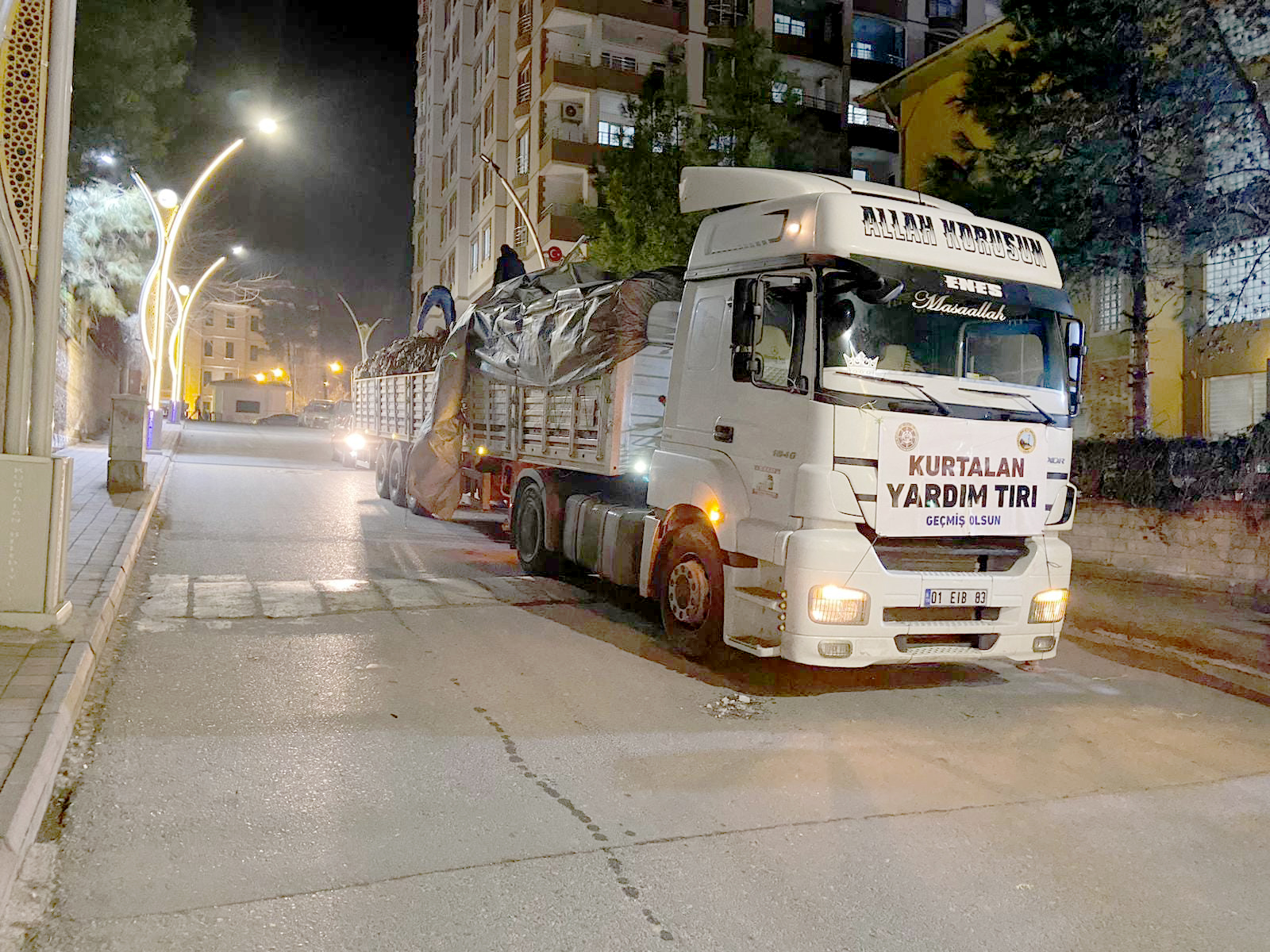 Kurtalan'dan Elbistan'a yardım eli