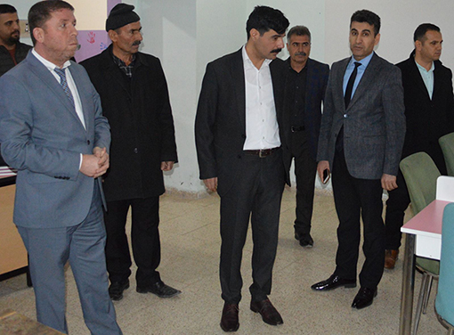 Kaymakam Bağlı okullarda incelemelerde bulundu
