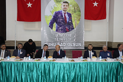 Mardin'de m&uuml;hendis G&ouml;zenoğlu'nun şehadetinin yıl d&ouml;n&uuml;m&uuml;nde iftar programı d&uuml;zenlendi