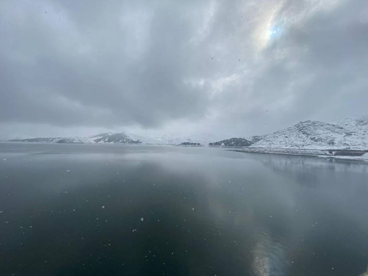 Keban'da kar yağışı etkili oldu