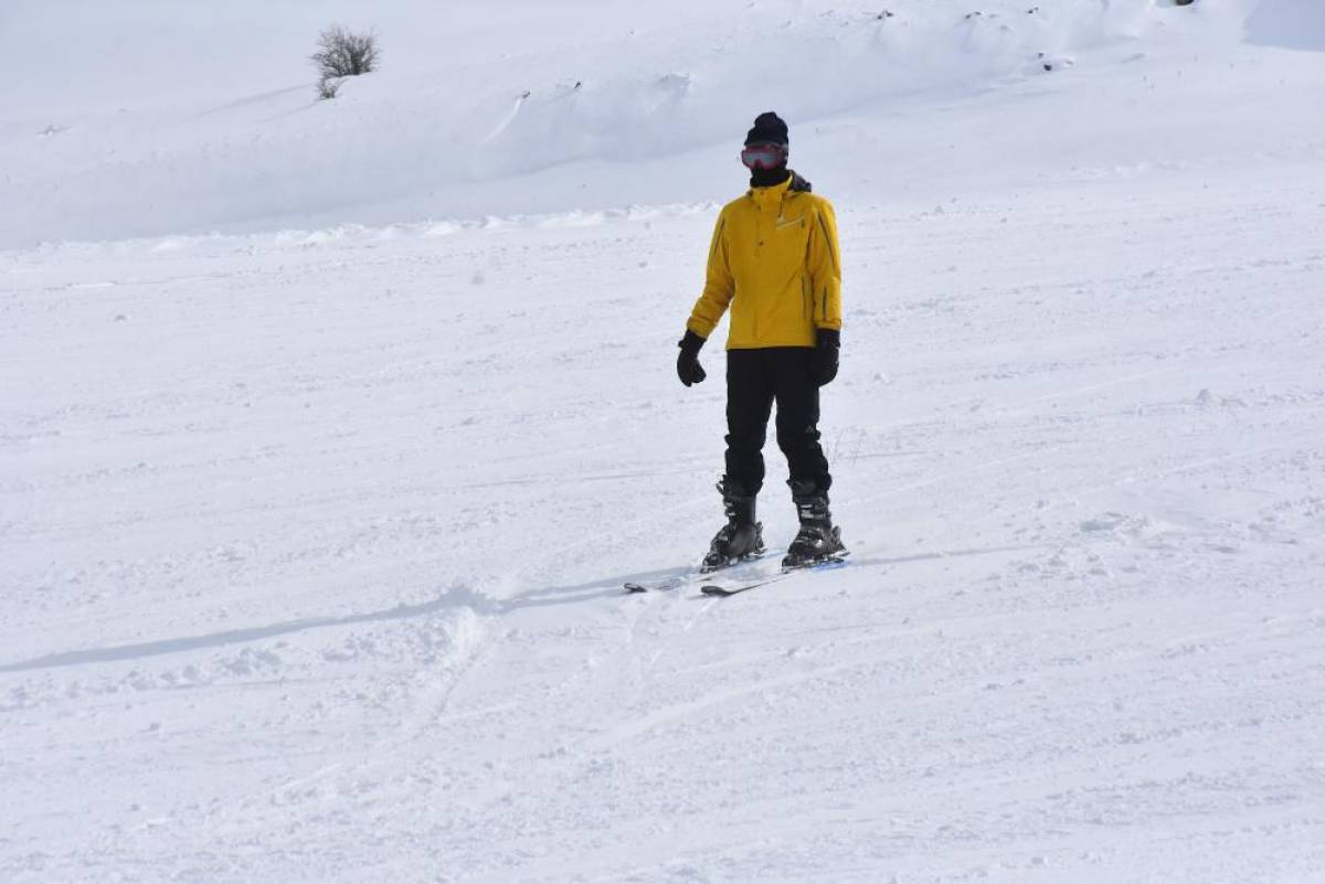 Van'daki Abalı Kayak Merkezi sezonu açtı