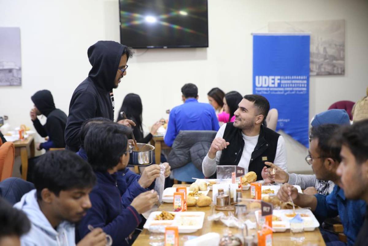 Erzurum'da yabancı üniversite öğrencileri 11 yıldır iftar sevincini birlikte yaşıyor
