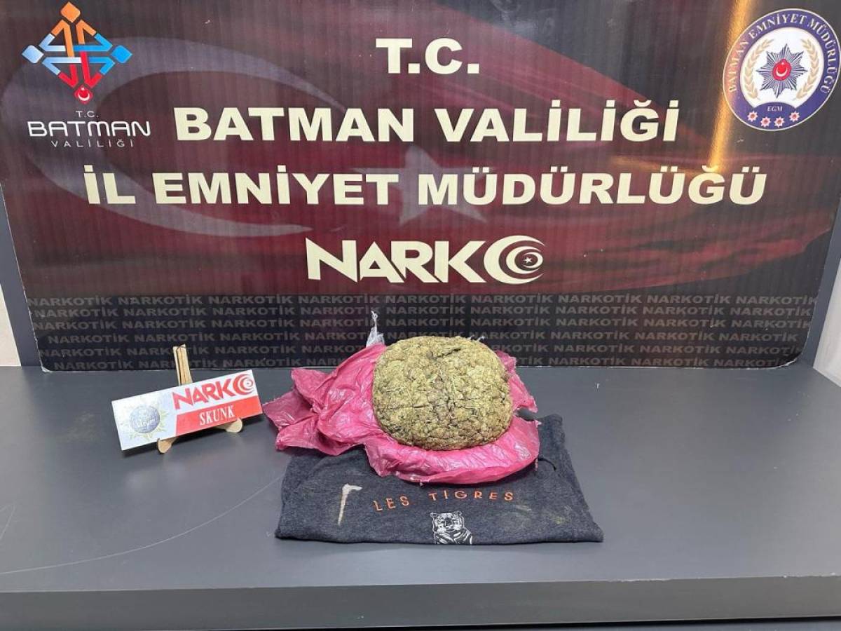 Batman'da uyuşturucu operasyonu kapsamında 1 zanlı tutuklandı