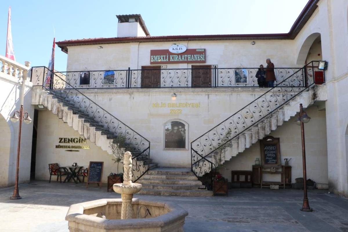 Kilis'te Emekli Kıraathanesi, emeklilerin buluşma adresi oldu