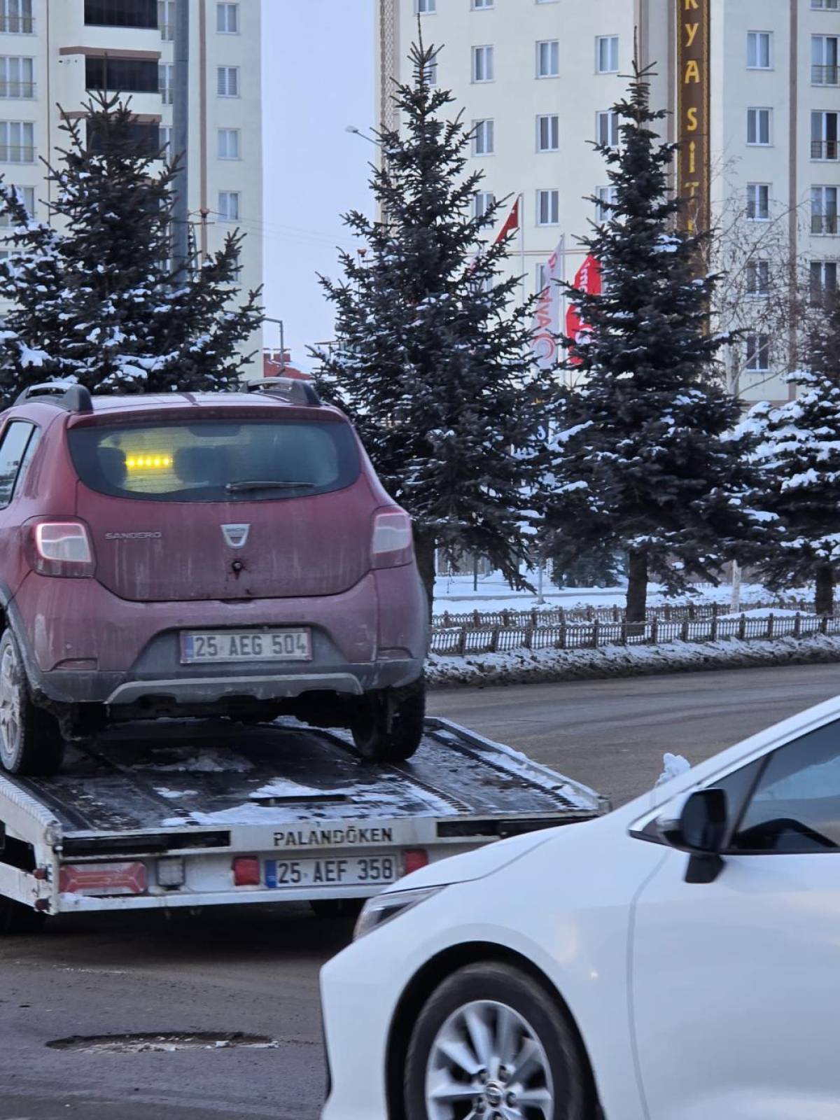 Erzurum'da korsan taşımacılık yaptığı belirlenen sürücüye 46 bin lira ceza