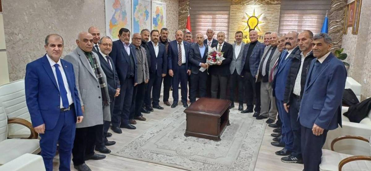 MHP Van İl Başkanlığından AK Parti İl Başkanı Arvas'a "hayırlı olsun" ziyareti