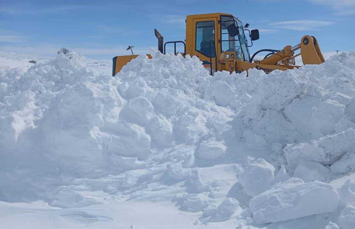 Bingöl ve Şırnak'ta 10 yerleşim yerine kardan ulaşım sağlanamıyor
