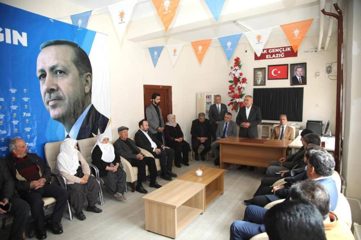 AK Parti İl Başkanı Yıldırım, Ağın ve Keban'da ziyaretlerde bulundu