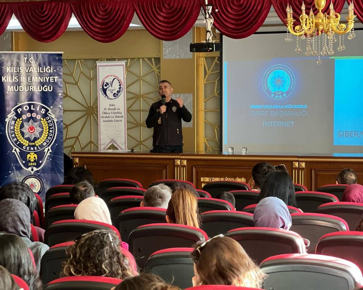 Kilis'te öğretmenler siber suçlara karşı bilgilendirildi