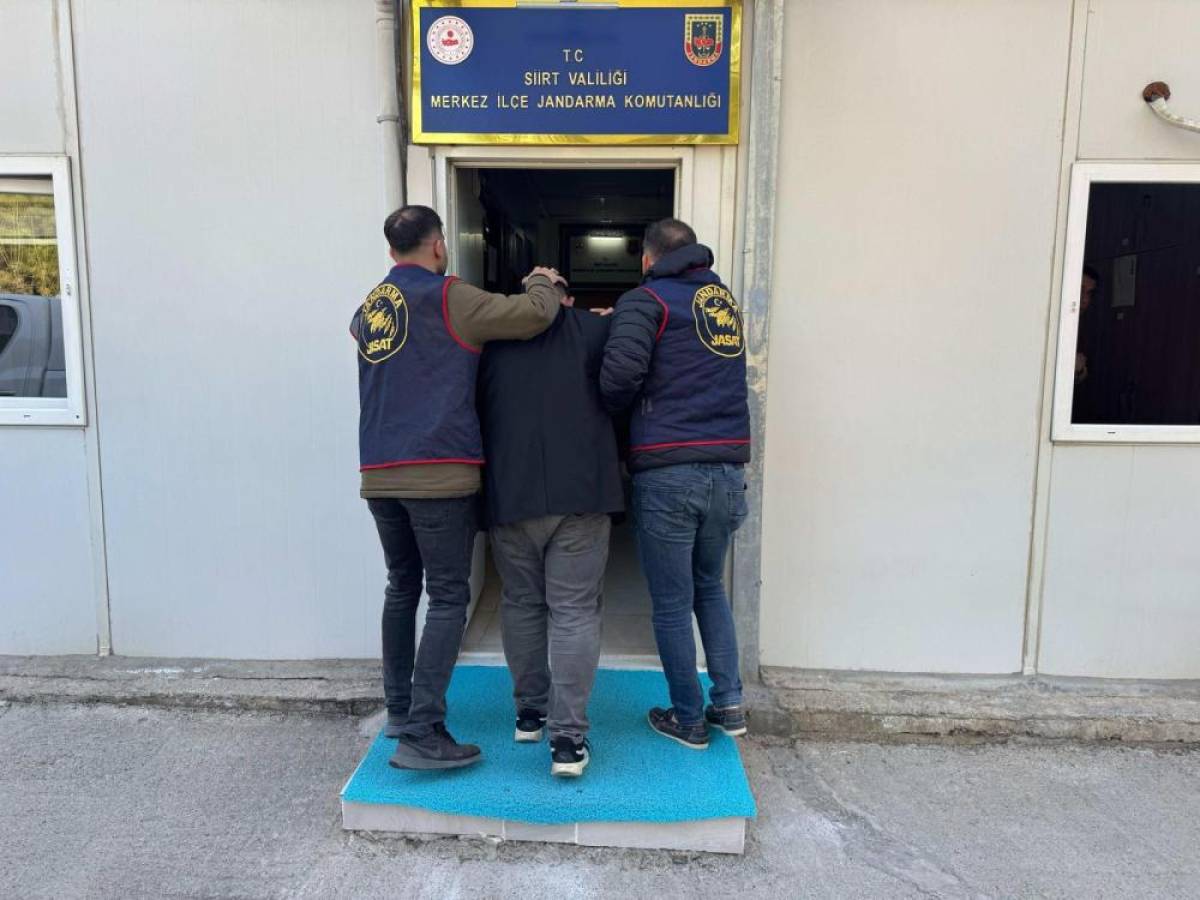Siirt'te hakkında müebbet hapis cezası bulunan firari hükümlü yakalandı