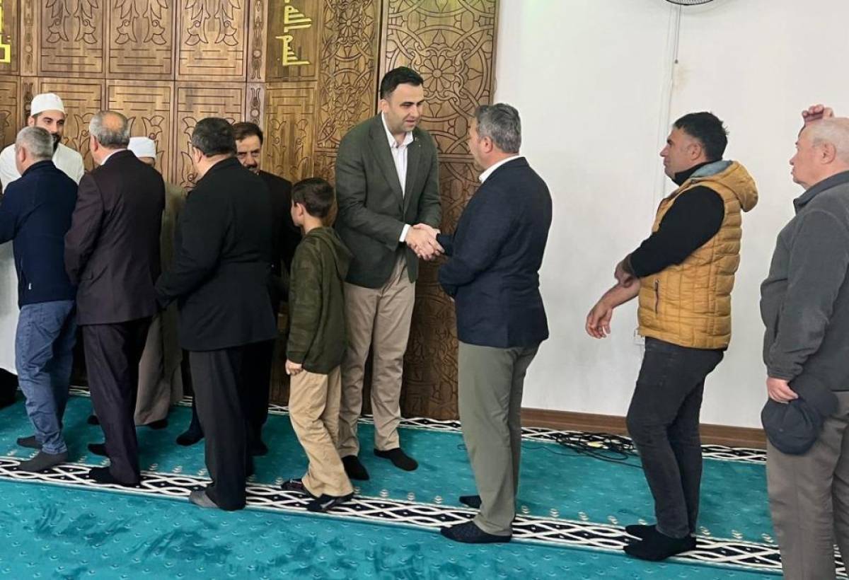 Hasankeyf Kaymakamı İmrak güvenlik güçleri ve vatandaşların bayramını kutladı