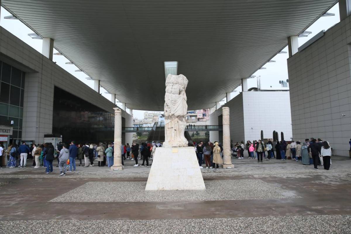 Zeugma Mozaik Müzesinde bayram hareketliliği