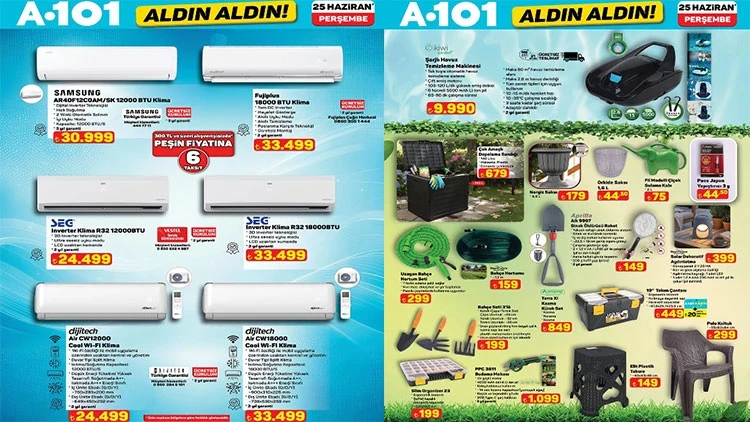 A101 25 Haziran 2026 Akt&uuml;el &Uuml;r&uuml;nler Kataloğu Yayınlandı: Bu Hafta Hangi &Uuml;r&uuml;nler İndirime Girecek?