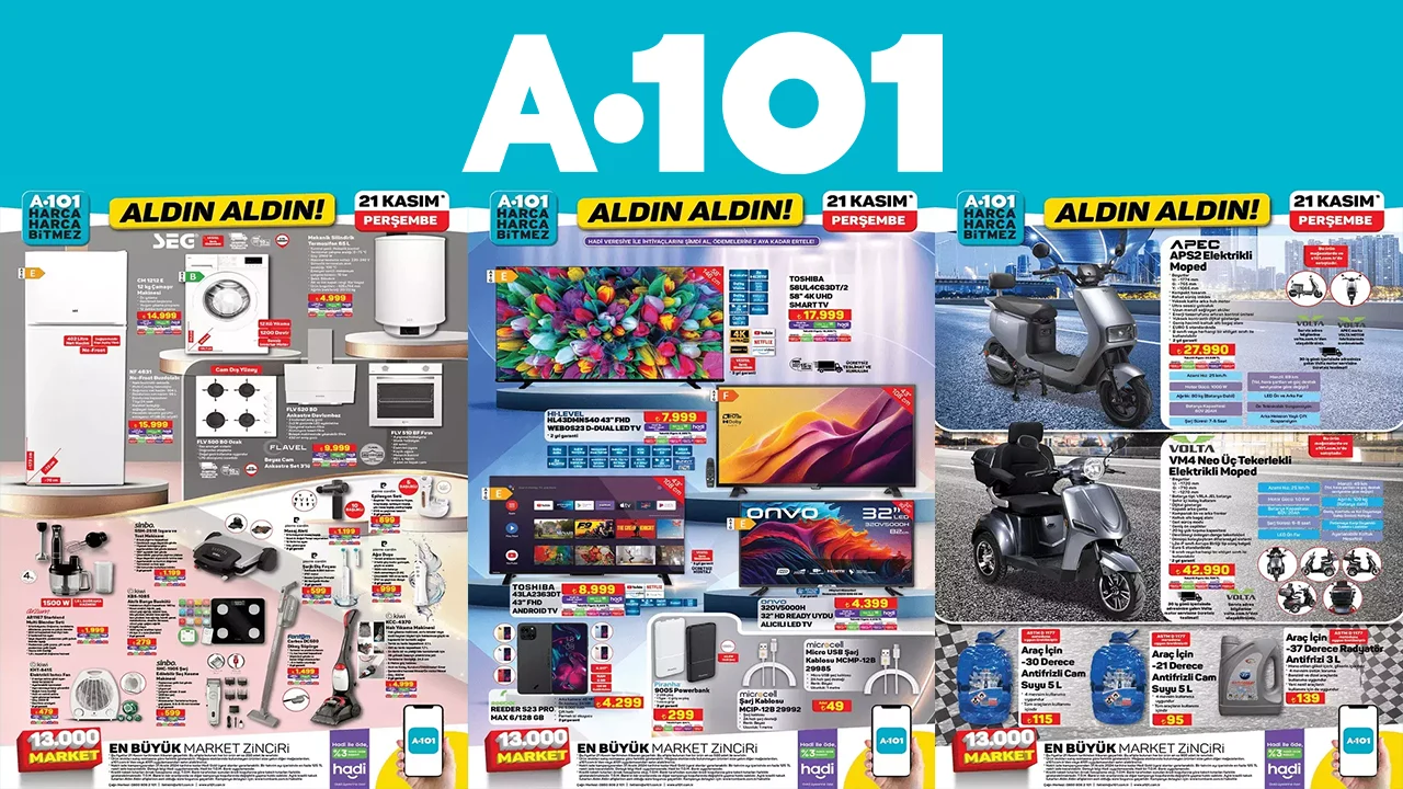A101 "Aldın Aldın" Kataloğu: 25 Haziran 2026 İndirimleri