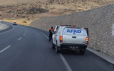 Siirt’te araçta çıkan yangını Muş AFAD ekipleri söndürdü