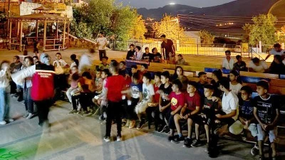 Aileler ve Çocuklar Sinema Keyfini Açık Havada Yaşadı