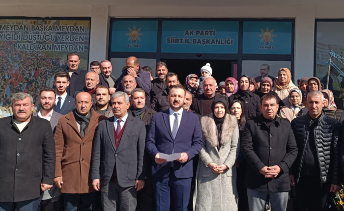 AK Parti Siirt İl Başkanlığından 28 Şubat açıklaması