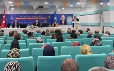 AK Parti Siirt&rsquo;te İl Danışma Meclisi Toplantısı Ger&ccedil;ekleştirildi