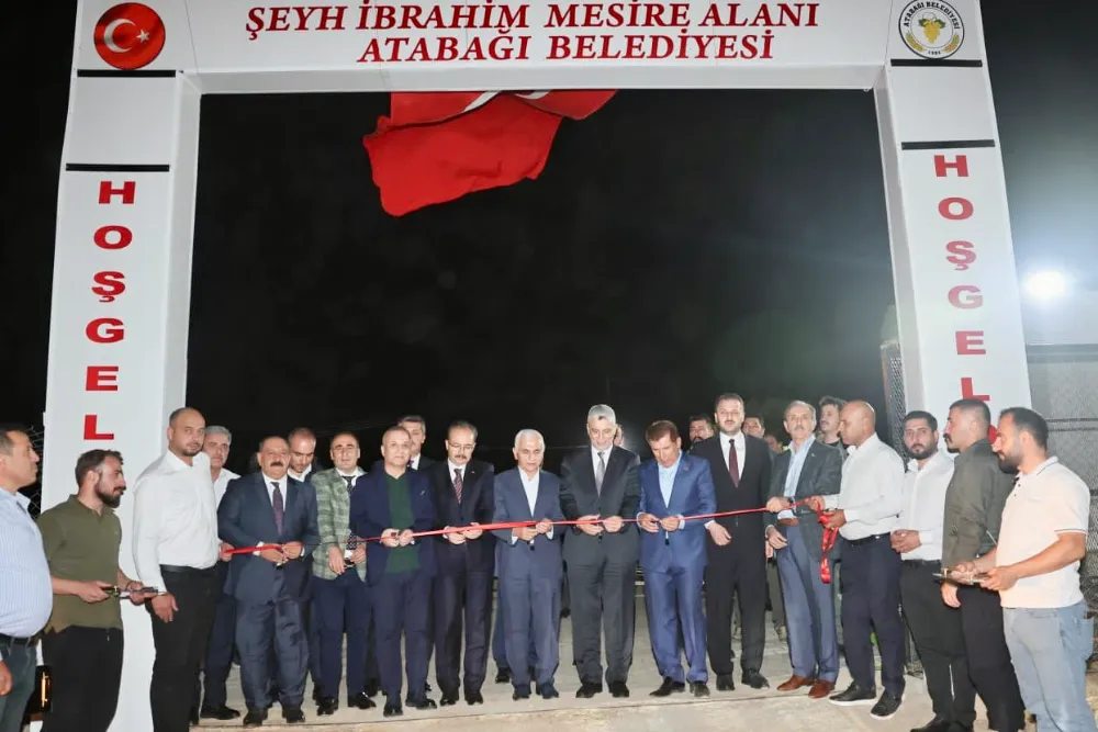 Atabağı Beldesindeki Mesire Alanının Açılışını Bakan Bolat Yaptı