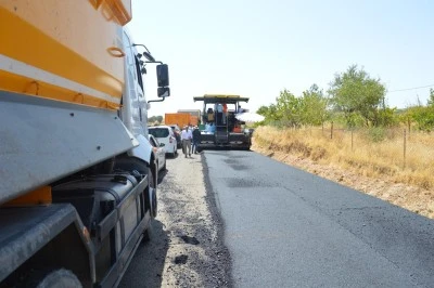 Atabağı ile Bölüktepe Arasında Asfalt Çalışmaları Sürüyor